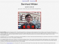 bernhard-wilden.de Webseite Vorschau