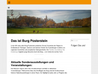 burg-posterstein.de Webseite Vorschau
