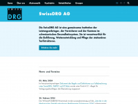 swissdrg.org Webseite Vorschau