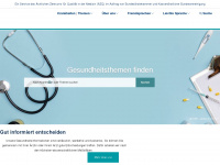 patienten-information.de Webseite Vorschau