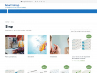 healthshop.ch Webseite Vorschau