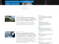 hermann-hesse.de Webseite Vorschau