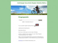 diabetiker-mailbox.com Webseite Vorschau