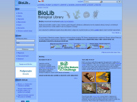biolib.cz Webseite Vorschau