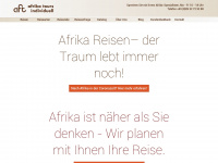 afrika-tours.de Webseite Vorschau