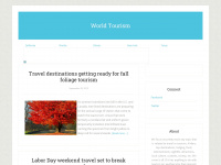 world-tourism.org Webseite Vorschau