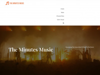 theminutesmusic.com Webseite Vorschau