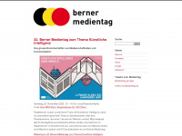 bernermedientag.ch Webseite Vorschau