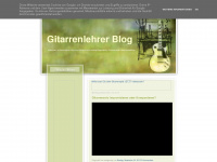 gitarrenlehrer.blogspot.com Webseite Vorschau