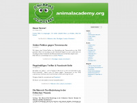 animalacademy.wordpress.com Webseite Vorschau