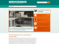 serviceindex.dk Webseite Vorschau