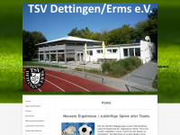 tsv-dettingen-fussball.de Webseite Vorschau