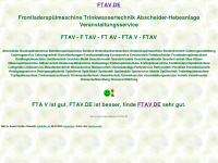 ftav.de Webseite Vorschau