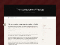 thesandworm.wordpress.com Webseite Vorschau
