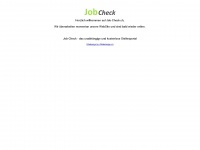job-check.ch Webseite Vorschau