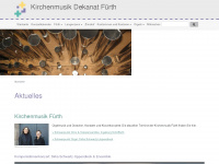 fuerth-evangelisch-musik.de Webseite Vorschau