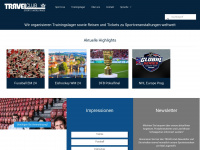 travelclub.ch Webseite Vorschau