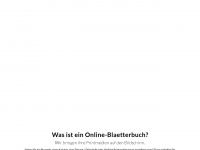 blaetterbuch.de Webseite Vorschau