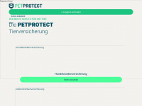 petprotect.de Webseite Vorschau