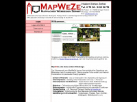 mapweze.de Webseite Vorschau