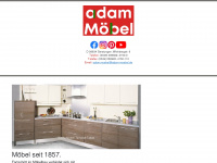 adam-moebel.de Webseite Vorschau