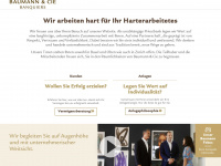 baumann-banquiers.ch Webseite Vorschau