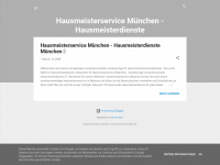 hausmeisterservice-muenchen.blogspot.com Webseite Vorschau