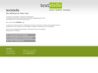 textstelle.info Webseite Vorschau