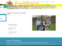 fontisana.ch Webseite Vorschau