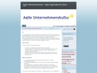 agileunternehmenskultur.wordpress.com Webseite Vorschau