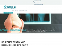 ortho-p.net Webseite Vorschau