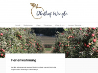 obsthof-wengle.de Webseite Vorschau