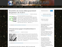planet-burgenland.at Webseite Vorschau