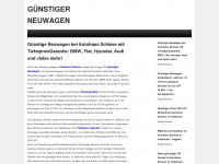 günstiger-neuwagen.ch Webseite Vorschau