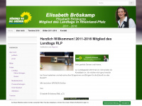 elisabeth-broeskamp.de Webseite Vorschau