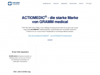 gramm-medical.de Webseite Vorschau