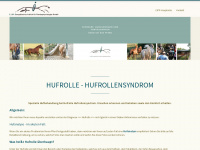 hufrolle-podotrochlose.de Webseite Vorschau
