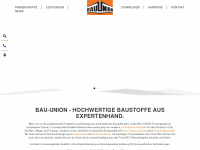 bau-union.com Webseite Vorschau