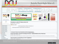 dcu-ev.de Webseite Vorschau