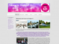 frauen-fuer-stuttgart21.de Webseite Vorschau