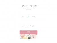 peter-eberle.com Webseite Vorschau