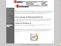 elektro-kirchmann.de Webseite Vorschau