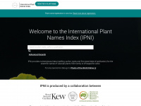 ipni.org Webseite Vorschau