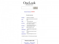 onelook.com
