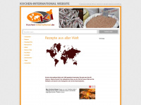 kochen-international.de Webseite Vorschau