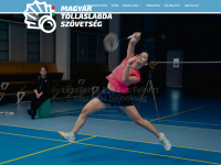 badminton.hu Webseite Vorschau