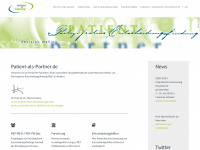 patient-als-partner.de Webseite Vorschau