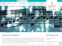 musikschule-waldkirch.de Webseite Vorschau