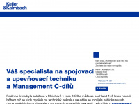 keller-kalmbach.cz Webseite Vorschau