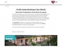 cvjm-camp.de Webseite Vorschau